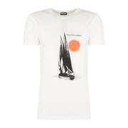 Diesel T-Shirts White, Herr