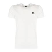 Diesel Klassisk Rund Hals T-shirt White, Herr