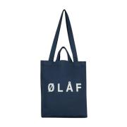 Olaf Hussein Marin Tote Bag Shopper Blue, Unisex