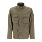 Woolrich Militärstil Field Jacket Green, Herr