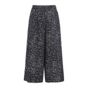 Bitte Kai Rand Wide Trousers Black, Dam