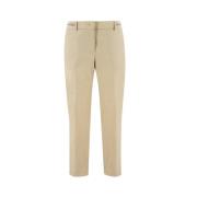 Panicale Slim-fit Trousers Beige, Dam