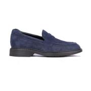 Hogan Mocka Loafer Blue, Herr