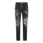 Dsquared2 Slim Fit Jeans Black, Herr