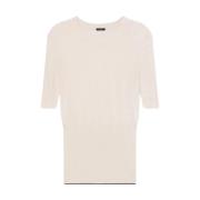 Joseph Round-neck Knitwear Beige, Dam