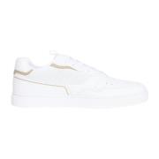 Armani Exchange Vita Logga Sneakers Låg Profil White, Herr