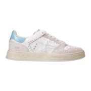 Premiata Vintage lädersneakers White, Dam