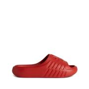 Dsquared2 Röda Platta Slides & Tåsandaler Red, Herr