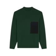 Apnee Knitwear Green, Herr