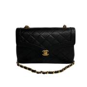 Chanel Vintage Pre-owned Laeder chanel-vskor Black, Dam