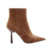 Lola Cruz Sofistikerad Cognac Mocka Ankel Boot Brown, Dam