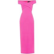 Solace London Midi Dresses Pink, Dam