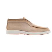 Santoni Desert Boots Brown, Herr