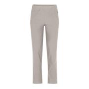 LauRie Cropped Trousers Beige, Dam