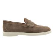 Magnanni Taupe Mocka Slip-On Loafers Beige, Herr