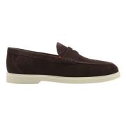 Magnanni Brun Mocka Slip-On Loafer Brown, Herr