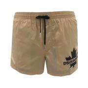 Dsquared2 Herr Boxershorts Badbyxor Beige, Herr