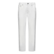 Palm Angels Straight Trousers White, Herr