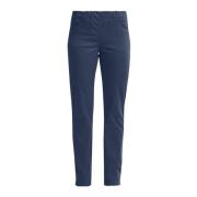 LauRie Slim-fit Trousers Blue, Dam