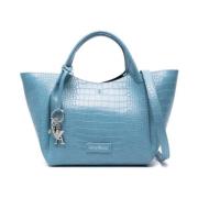 Emporio Armani Shoulder Bags Blue, Dam