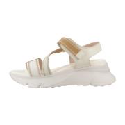 Hispanitas Stiliga Platta Sandaler för Sommaren Beige, Dam