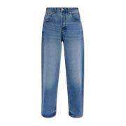 Jacquemus Jeans med vida ben Blue, Dam