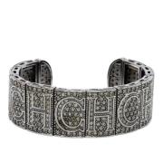 Carolina Herrera Pre-owned Pre-owned Tyg armband Gray, Dam