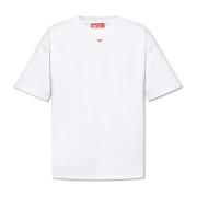 Diesel T-Boxt-D T-shirt med logotyp White, Herr