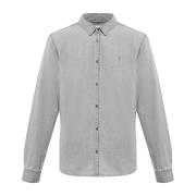 AllSaints Denimskjorta Gray, Herr