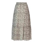 Sofie Schnoor Midi Skirts Beige, Dam