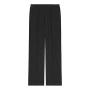 Dondup Straight Trousers Black, Dam