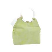 Celine Vintage Pre-owned Mocka handvskor Green, Dam