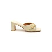 Angel Alarcon High Heel Sandals Beige, Dam