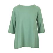 Kangra Round-neck Knitwear Green, Dam