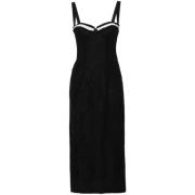 Moschino Maxi Dresses Black, Dam