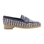 Pertini Stiliga Mocassin Loafers Blue, Dam