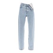 Y/Project Straight Jeans Blue, Dam