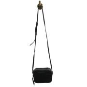 Yves Saint Laurent Vintage Pre-owned Tyg crossbodyvskor Black, Dam