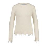 Rosso35 Round-neck Knitwear Beige, Dam