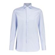 Finamore Formal Shirts Blue, Herr