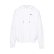 Off White Sweatshirt med broderad logotyp White, Herr