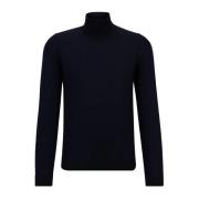 Hugo Boss Turtlenecks Blue, Herr