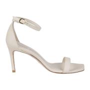 Stuart Weitzman Seashell Sandaler White, Dam