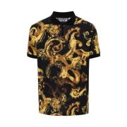 Versace Jeans Couture Polo Shirts Black, Herr