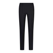 Cambio Slim-fit Trousers Black, Dam