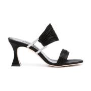 Manolo Blahnik Sandals Black, Dam