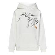 Palm Angels Hoodies White, Herr