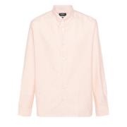 A.p.c. Orange EAA Chemise Greg Pink, Herr