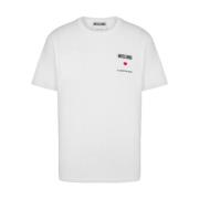 Moschino T-Shirts White, Herr