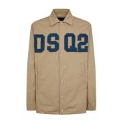 Dsquared2 Light Jackets Beige, Herr